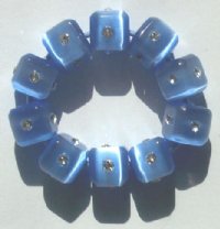 1 8mm Light Sapphire Cube Fireball